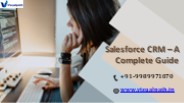 Salesforce CRM Training Courses| Salesforce Online Training