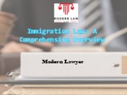 Immigration Law A Comprehensive Overview