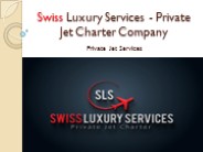 Private Jet Charter Company