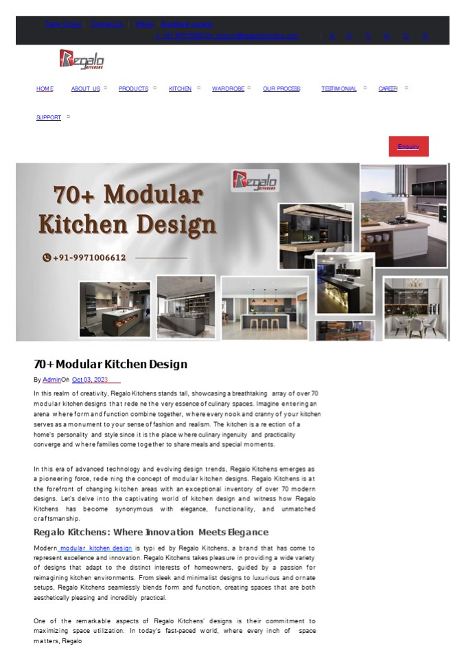 70+ Modular Kitchen Design (1)