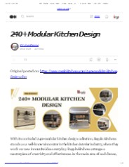 240+ Modular Kitchen Design