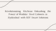 Modular Steel Cabinets in Hyderabad - RSV smart solutions