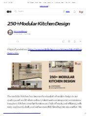 250+ Modular Kitchen Design