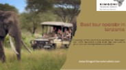 Best tour operator in Tanzania