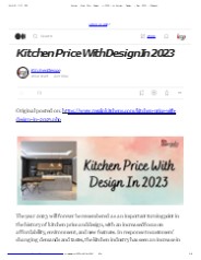 Kitchen Price With Design In 2023 (1)