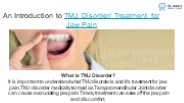 Effective Treatment for Jaw Pain