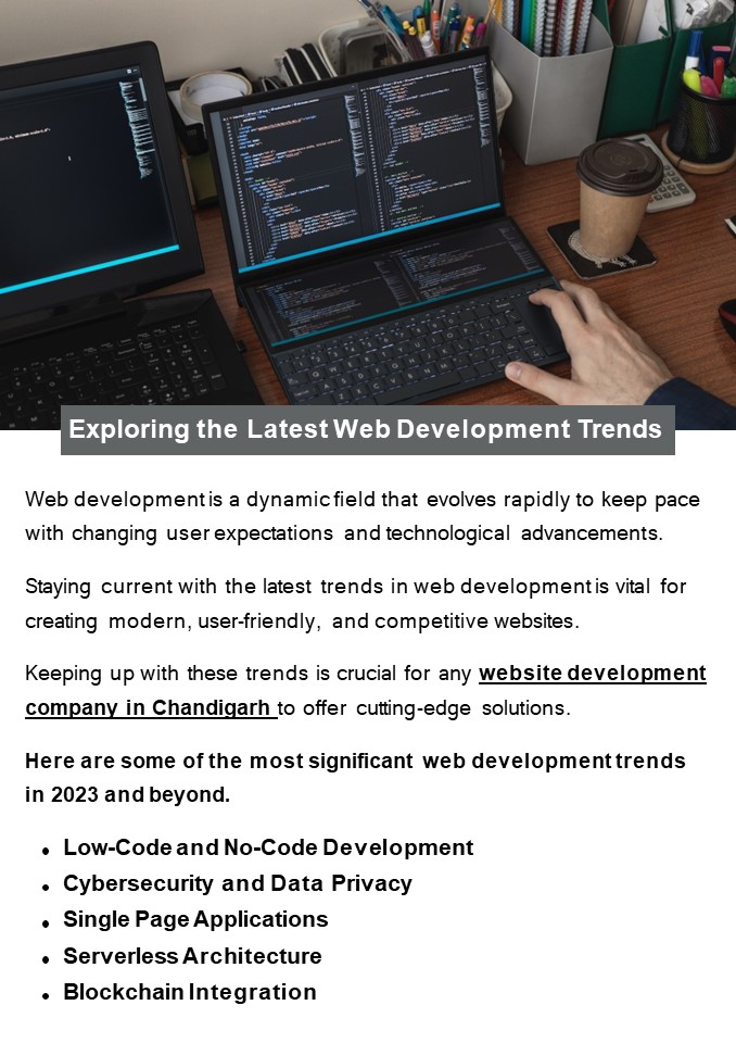 Exploring the Latest Web Development Trends
