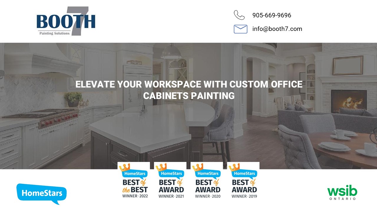 ELEVATE YOUR WORKSPACE WITH CUSTOM OFFICE CABINETS PAINTING
