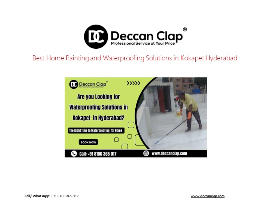 waterproofing services in Kokapet, Hyderabad