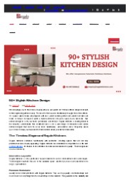 90+ Stylish Kitchen Design