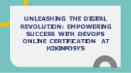 DevOps Online Certification