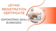 udyam registration certificate