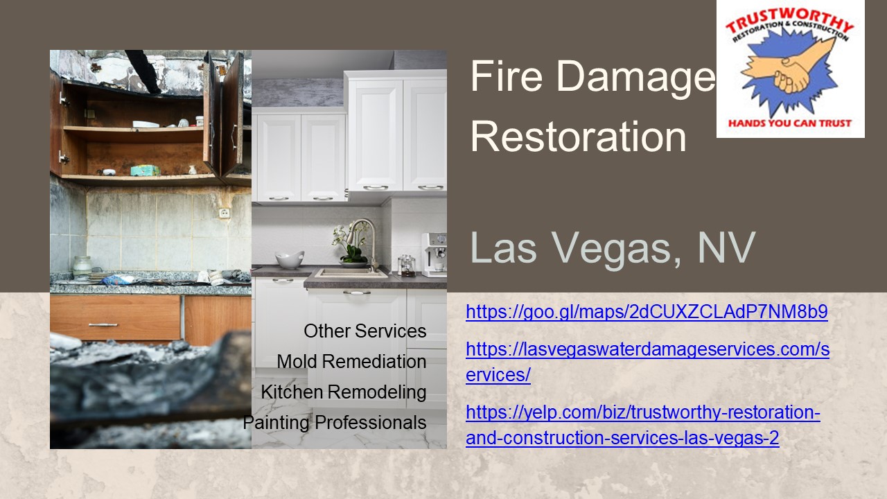Fire Damage Restoration Service Las Vegas, NV