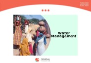 WATER MANAGEMENT IN INDIA