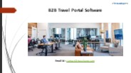B2B Travel Portal Software