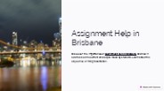 "Getting Assignment Help in Brisbane - A Comprehensive Guide"