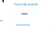 Solar Inverter Shade Cover