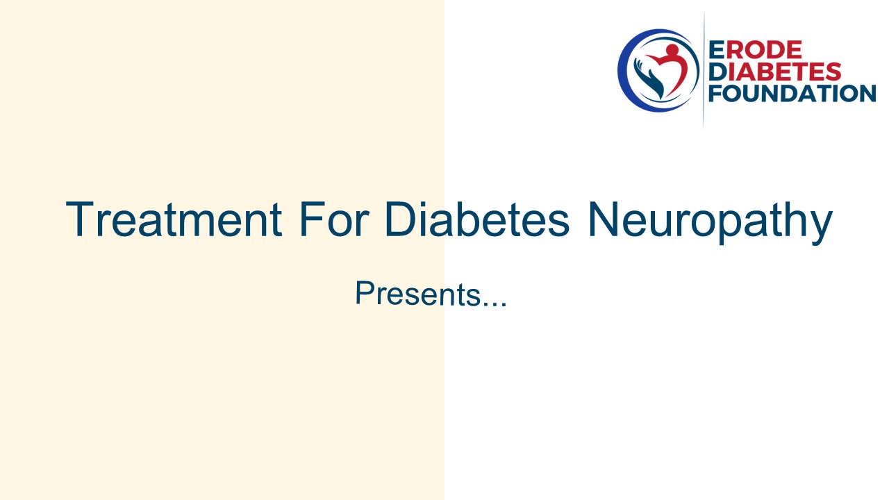 Diabetes neuropathy - treatment, symptoms, and prevention