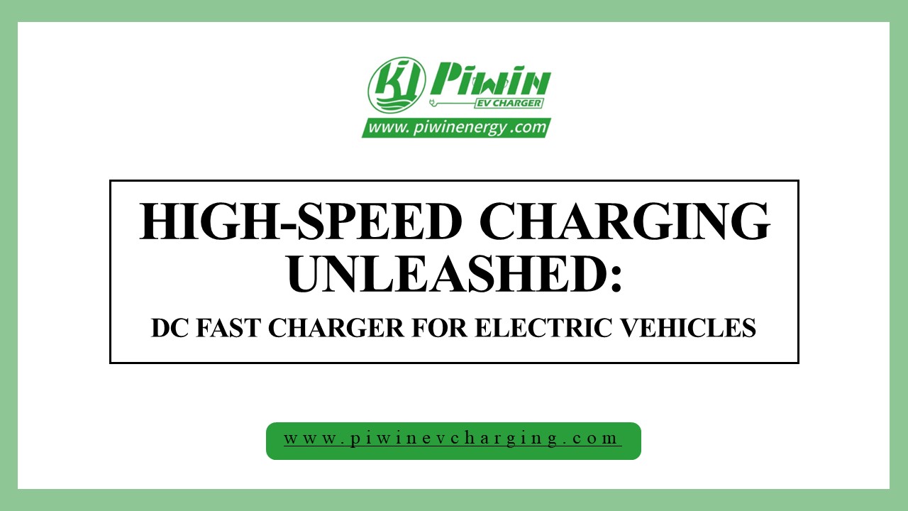 Efficient EV Charging Solutions with DC Fast Charger | Level 3 DC Charger for Rapid Charging