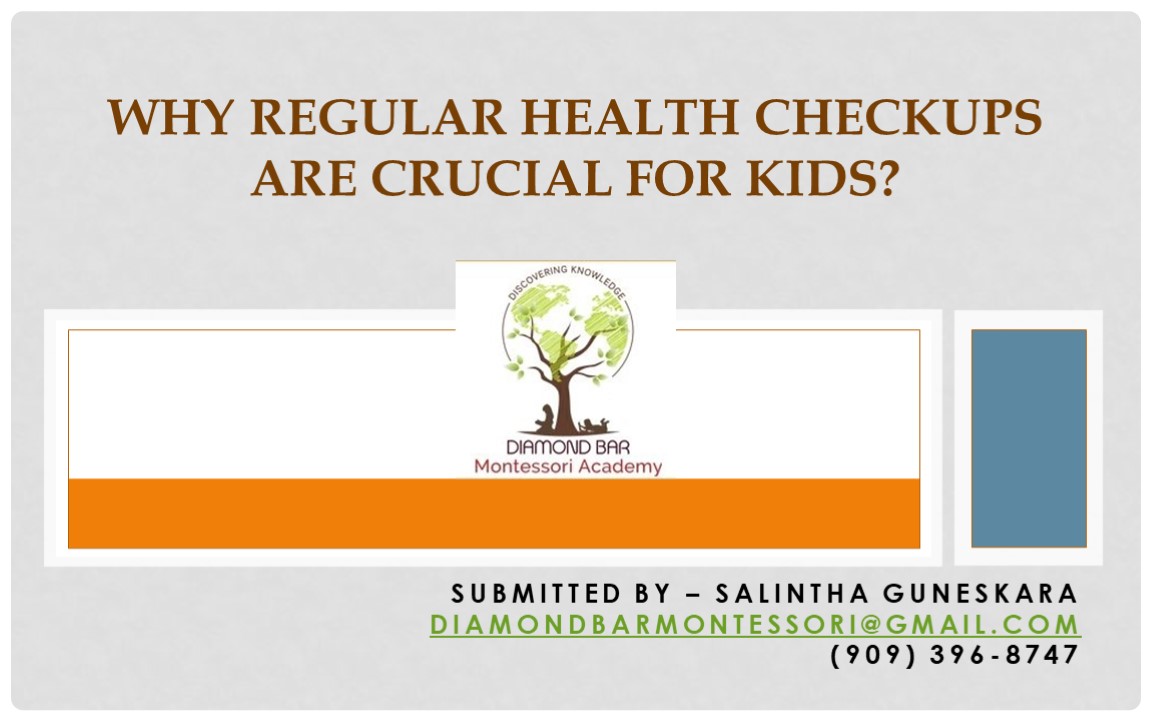 Why regular health checkups are crucial for kids?