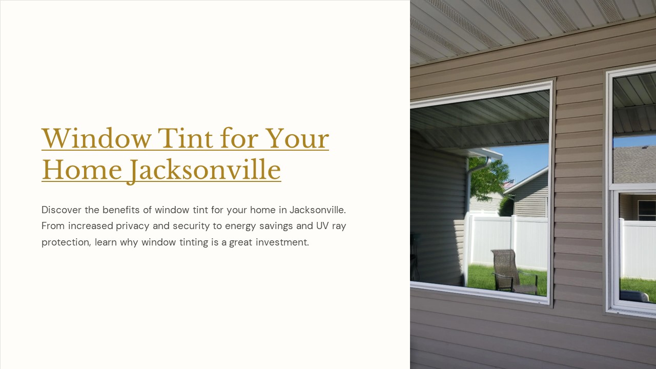 Window Film for Home Jacksonville