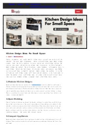 Kitchen Design Ideas For Small Space (1)