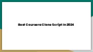 Best Coursera Clone Script In 2024