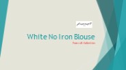 White No Iron Blouse | Foxcroft Collection