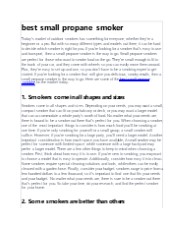 smoke tube reviews