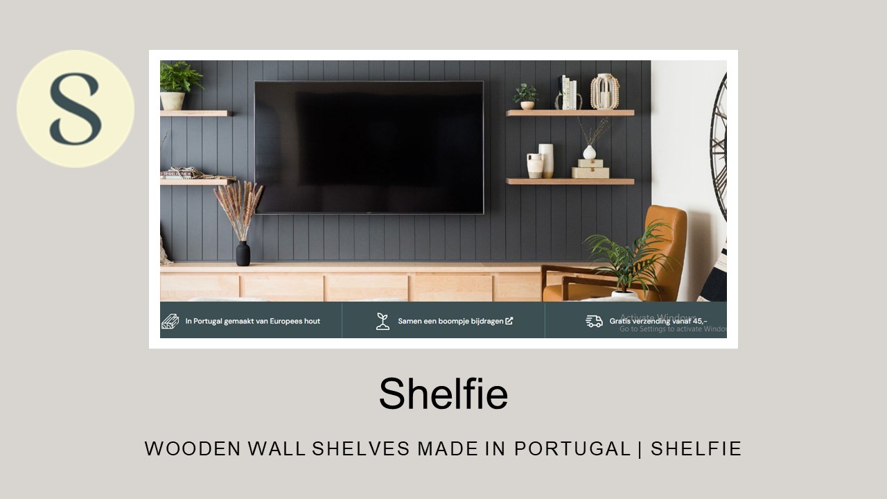 Houten Wandplanken gemaakt in Portugal | Shelfie