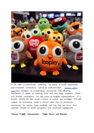 Custom Plush Toys for Promotions