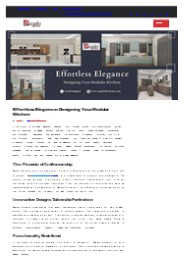 Effortless Elegance: Designing Your Modular Kitchen (1)