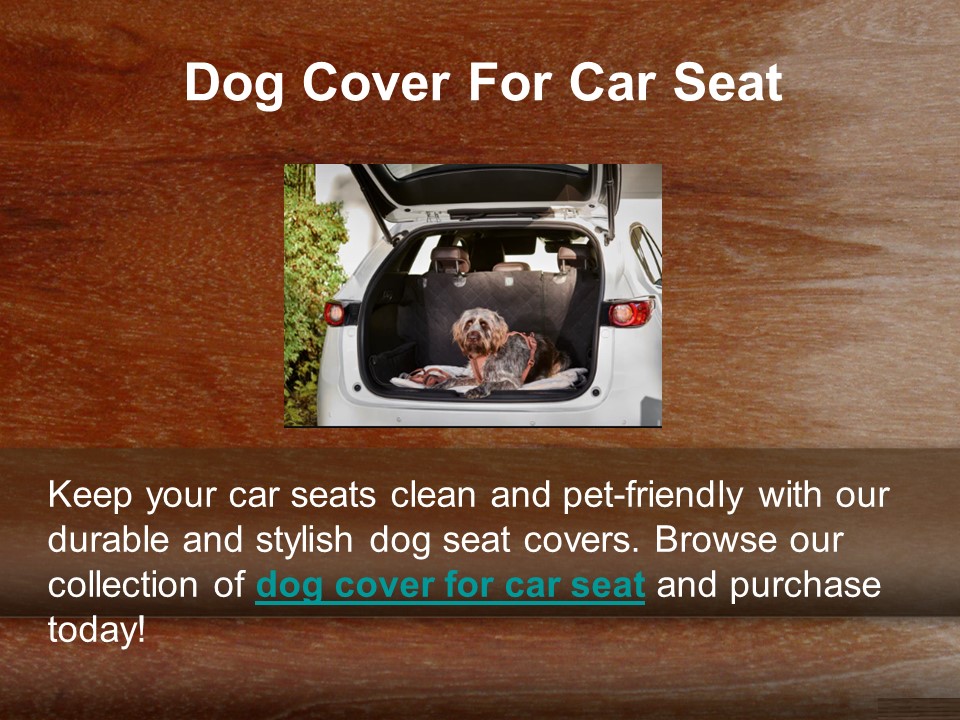 Dog Cover For Car Seat