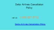 Delta Airlines Cancellation Policy