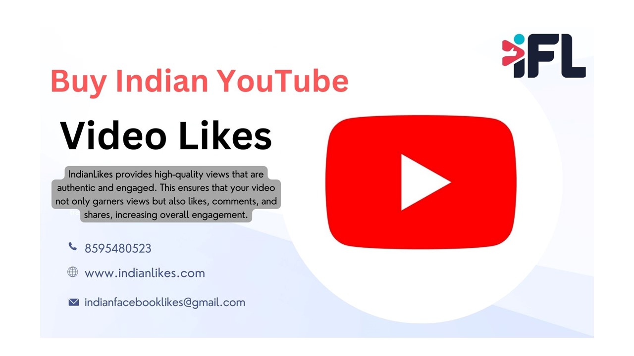 Buy Indian YouTube Video Like - IndianLikes