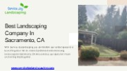 Best Landscapers In Sacramento | Service Joy Landscaping