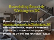 Remodeling Remotely Washington DC
