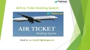 Airline Ticket Booking System