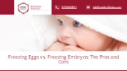 Freezing Eggs vs. Freezing Embryos: The Pros and Cons