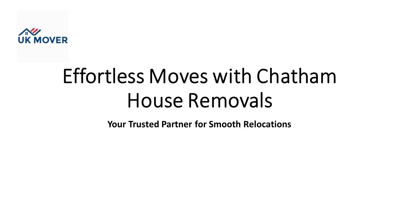 House Removals in Chatham
