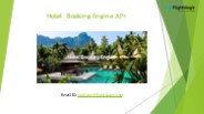Hotel Booking Engine API
