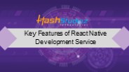 Key Features of React Native Development Service