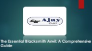 The Essential Blacksmith Anvil: A Comprehensive Guide
