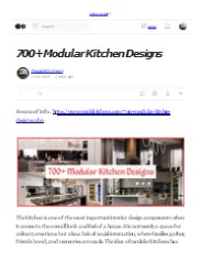 700+ Modular Kitchen Designs