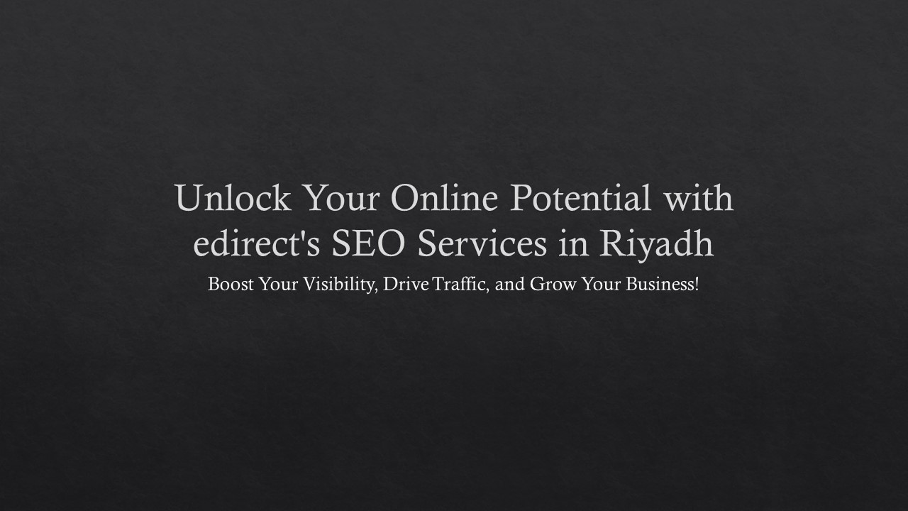 SEO Services in Riyadh