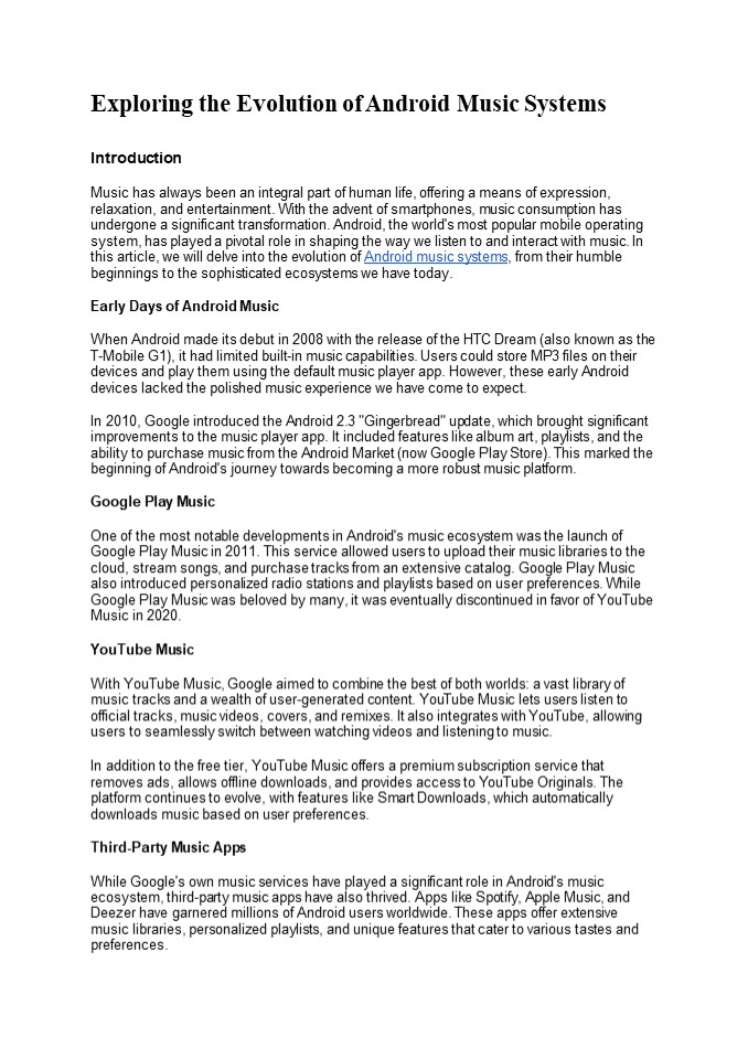 Upgrade Your Ride with the Best Android Car Stereo Music System