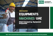 Meat Processing Equipment Suppliers