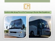 Comfortable Group Travel: 56 Passenger Charter Bus Experience
