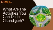 What Are The Activities You Can Do in Chandigarh?