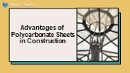 Polycarbonate Sheets in Construction